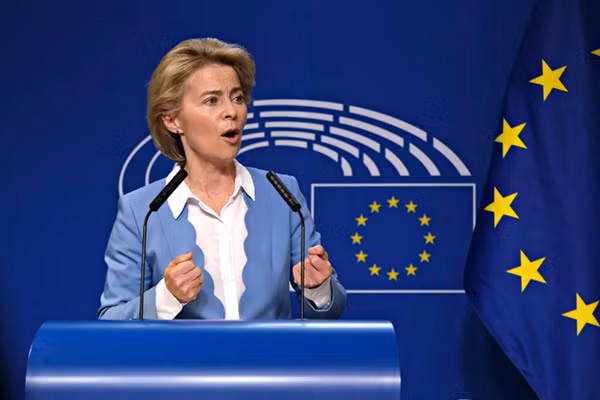 Chủ tịch EC Ursula von der Leyen.