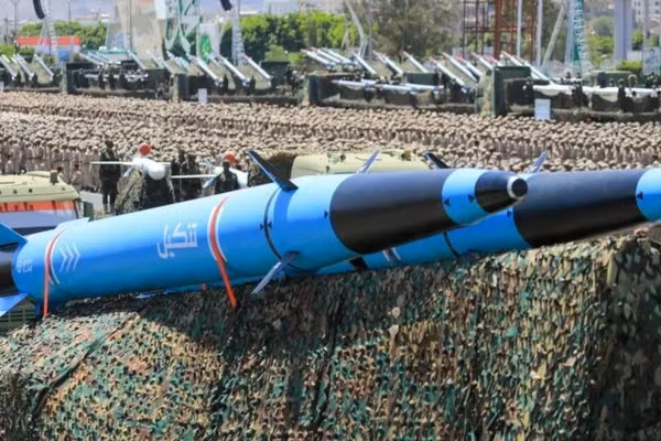 Tên lửa đạn đạo của lực lượng Houthi.