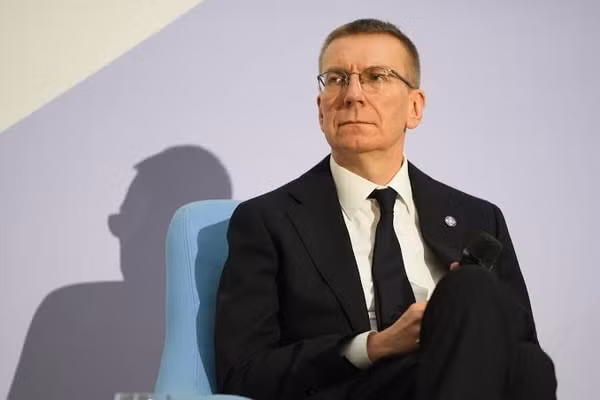 Tổng thống Latvia Edgars Rinkevics.