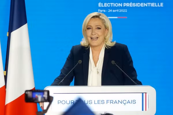 Bà Le Pen - gương mặt nổi bật nhất của đảng cánh hữu RN.