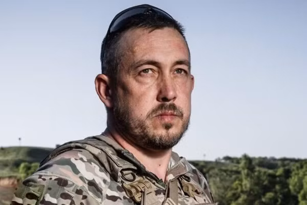Stanislav Luchanov, chỉ huy Lữ đoàn Cơ giới Độc lập 155 thuộc quân đội Ukraine.