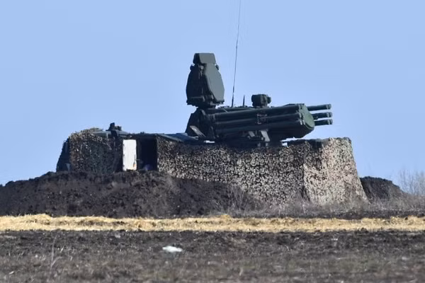 Hệ thống phòng không tầm ngắn Pantsir-S1 của Nga.