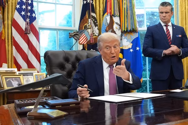 Tổng thống Mỹ Donald Trump.