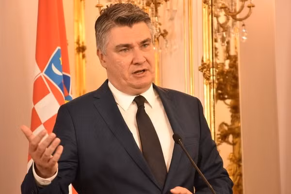 Tổng thống Croatia Zoran Milanovic.