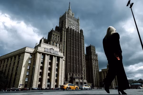 Trụ sở Bộ Ngoại giao Nga ở Moscow.