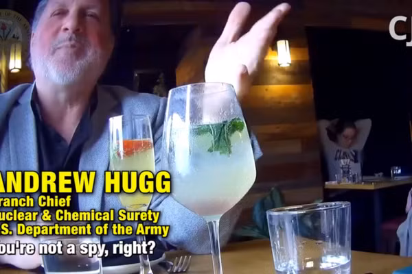 Andrew Hugg, người đứng đầu bộ phận an ninh hạt nhân hóa học của quân đội Mỹ.