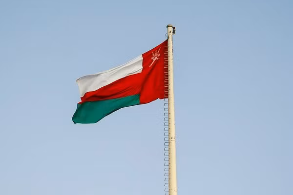 Quốc kỳ Oman.