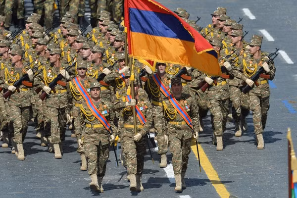 Binh lính quân đội Armenia.
