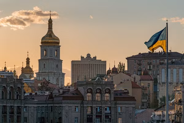 Tòa nhà Quốc hội Ukraine ở Kiev.