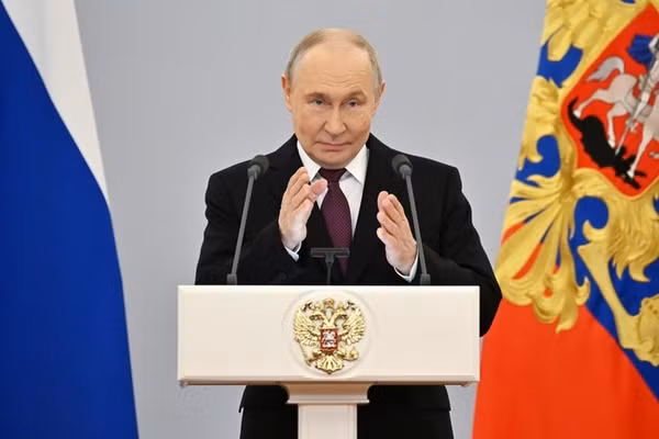 Tổng thống Nga Vladimir Putin.