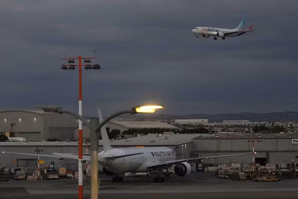 Máy bay của hãng hàng không Flydubai của UAE.