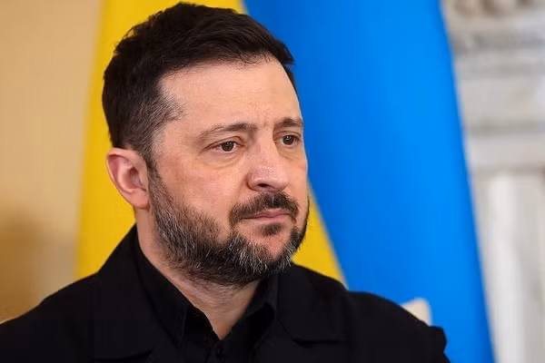 Tổng thống Ukraine Vladimir Zelensky.