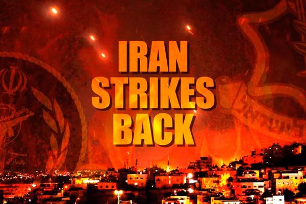 Iran dội mưa tên lửa vào Israel, ngày 7/6/2026.