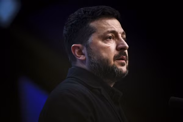 Tổng thống Ukraine Vladimir Zelensky.