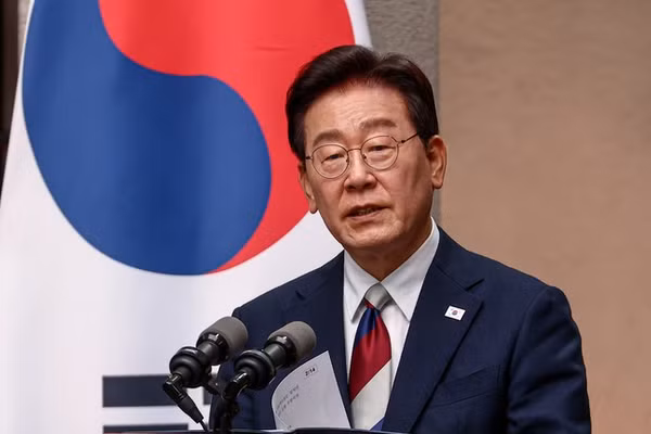 Tổng thống Hàn Quốc Lee Jae Myung.