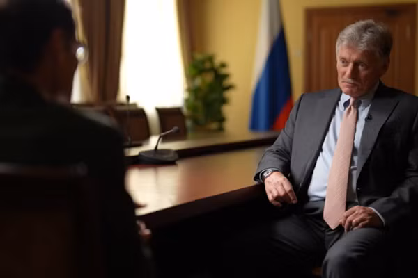 Phát ngôn viên Điện Kremlin Dmitry Peskov trong buổi phỏng vấn với tạp chí Die Weltwoche của Thụy Sĩ, ngày 7/7/2026.
