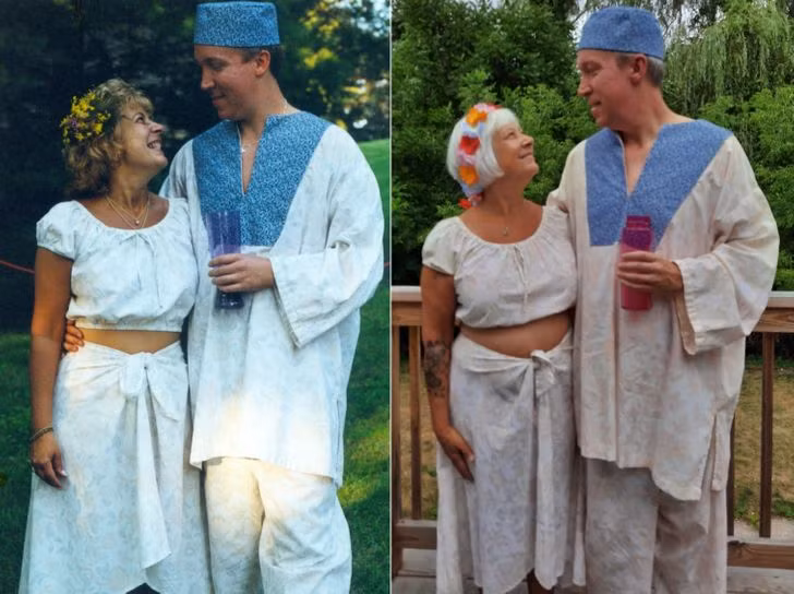20+ Then and Now Pics That Bring the Sweet Smell of Nostalgia