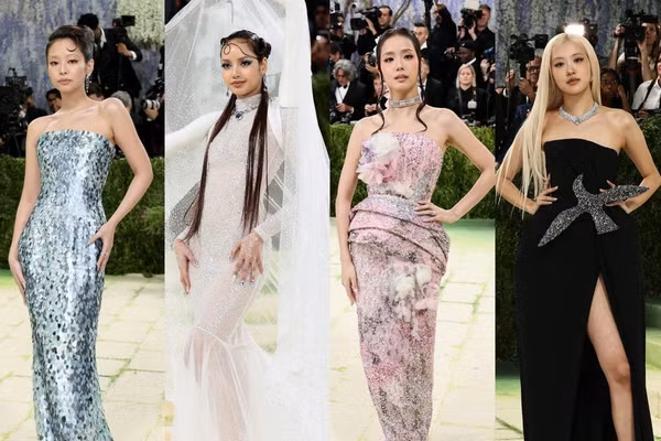 4 cô nàng BLACKPINK khuấy đảo thảm đỏ Met Gala 2026