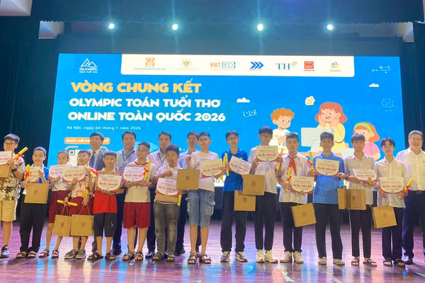 Chung kết Olympic Toán Tuổi thơ Online 2026 nơi 250 'nhà vô địch' cùng tỏa sáng