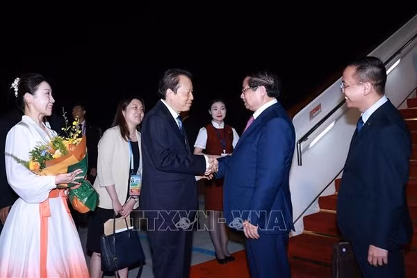 Thủ tướng Phạm Minh Chính bắt đầu chuyến công tác dự Hội nghị thượng đỉnh SCO 2025