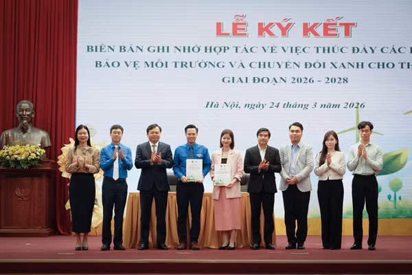 Quỹ Vì tương lai xanh cùng Đoàn Thanh niên Bộ NN&MT thúc đẩy sáng kiến xanh