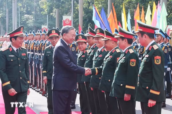 Tổng Bí thư dự Kỷ niệm 80 năm Ngày truyền thống Bộ Tổng Tham mưu QĐND Việt Nam