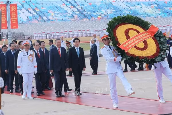 Lãnh đạo Đảng, Nhà nước vào Lăng viếng Chủ tịch Hồ Chí Minh