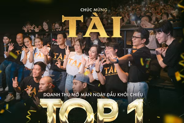 'TÀI' bất ngờ vượt mặt 'Thỏ Ơi', dẫn đầu phòng vé ngày đầu ra mắt
