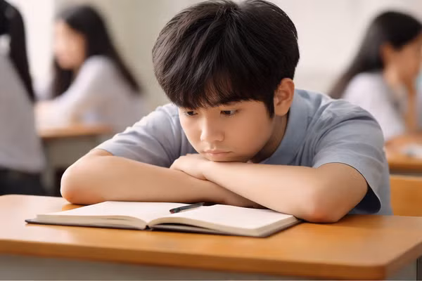 Có một cậu học trò thu mình trong góc lớp