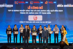 AIA Việt Nam cũng nằm trong Top 50 Doanh nghiệp Sáng tạo và Kinh doanh hiệu quả năm 2024.