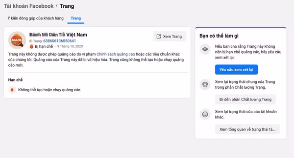 Các tài khoản quảng cáo cũng bị vô hiệu trong đợt truy quét này của Facebook khiến người dùng mất thời gian kháng nghị. Nhiều group lớn biến mất trong đợt thanh lọc của Facebook