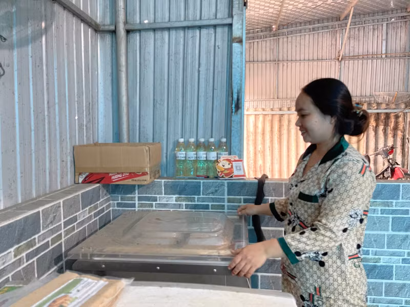 “Trung bình những ngày giáp Tết cở sở tôi đều bán ra khoảng 40.000 bánh tương đương với 5-6 tạ gạo nhưng vẫn không đáp ứng đủ”, chị Phan Thị Đào cho hay. Làng nghề làm bánh đa nem ở Hà Tĩnh chạy đua với Tết