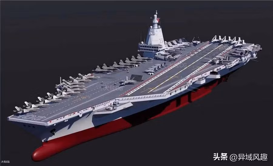 Trung Quốc bắt đầu đóng tàu sân bay hạt nhân Type 004 lớn nhất châu Á