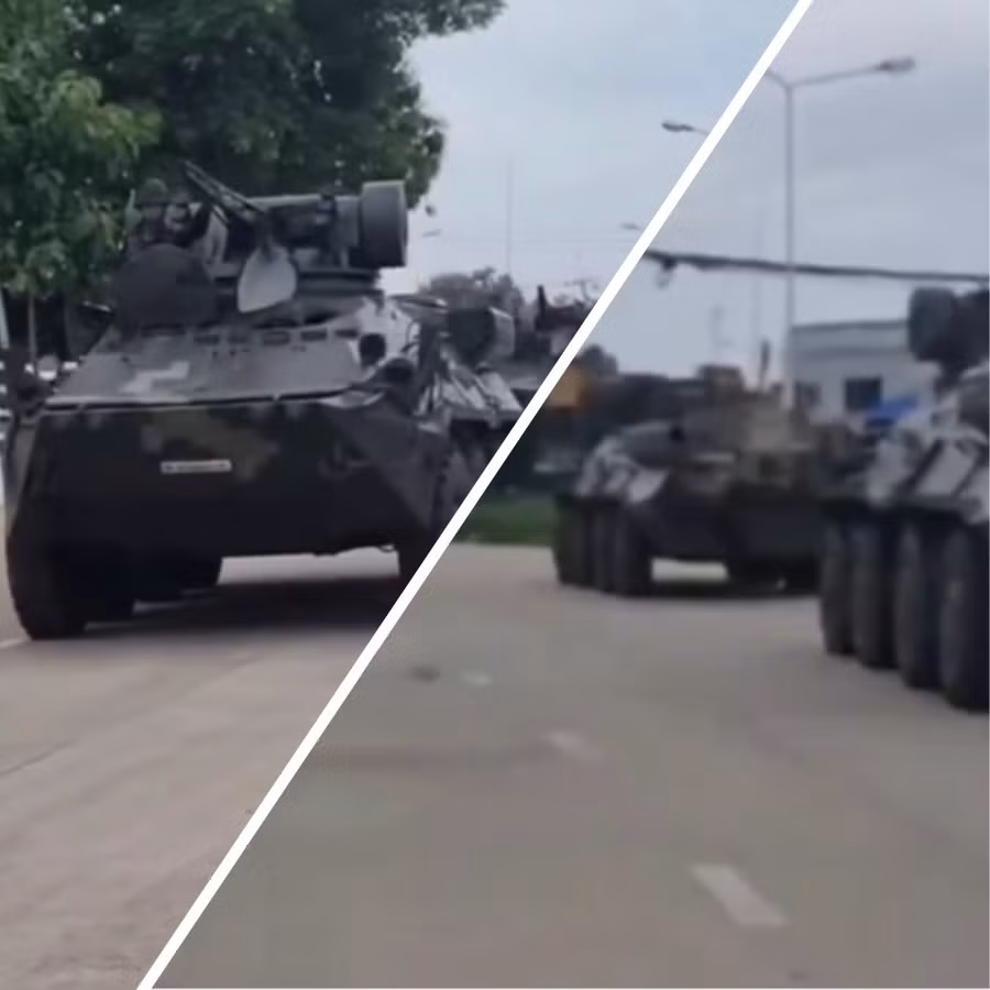 Thiết giáp chở quân BTR-3E1 mạnh nhất Thái Lan