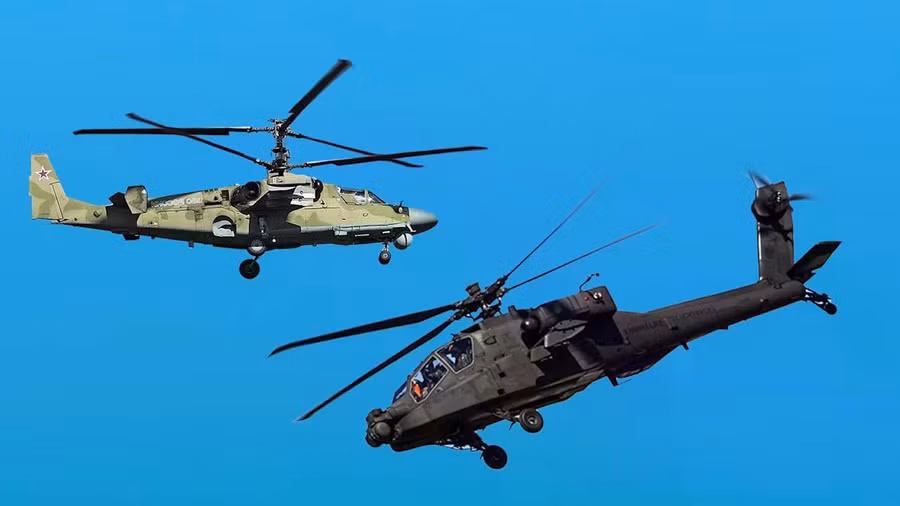 Trực thăng tấn công tốt nhất gọi tên Apache của Mỹ hay Ka-52 của Nga?