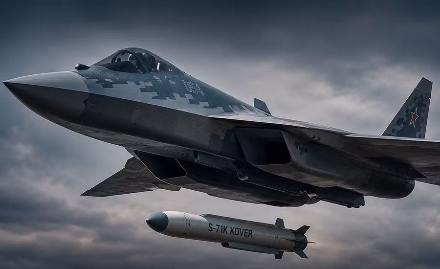 Tên lửa S-71K Kover của tiêm kích Su-57 gây ác mộng cho phòng không Ukraine