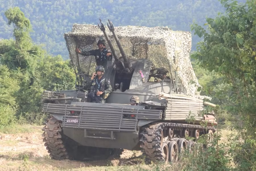 Thái Lan tái trang bị pháo phòng không tự hành M42 Duster đã 70 năm tuổi